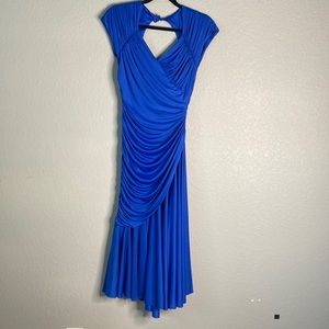 COPY - Vintage LRothschild rouched blue dress